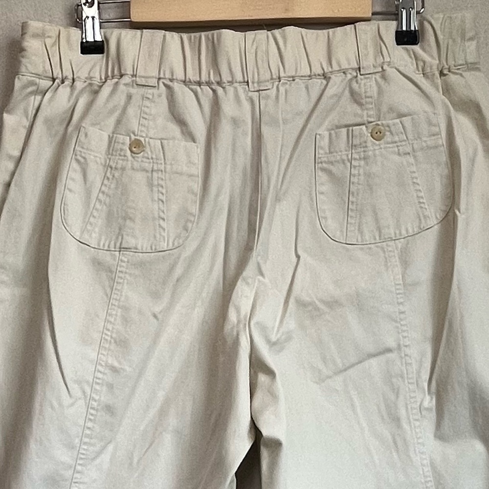 J.Jill Women's Oatmeal Pants Sz 14P Wide Leg Minimalist - Picture 9 of 12